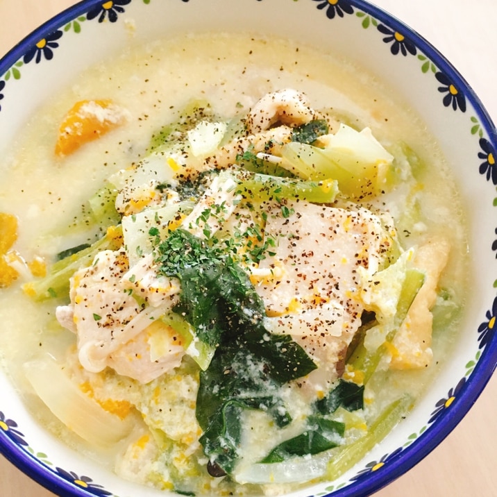 ダイエット 野菜たっぷり豆乳スープ 鶏肉ver レシピ 作り方 By Uucha 楽天レシピ ダイエット 野菜たっぷり豆乳スープ 鶏肉ver レシピ 作り方 By Uucha 楽天レシピ